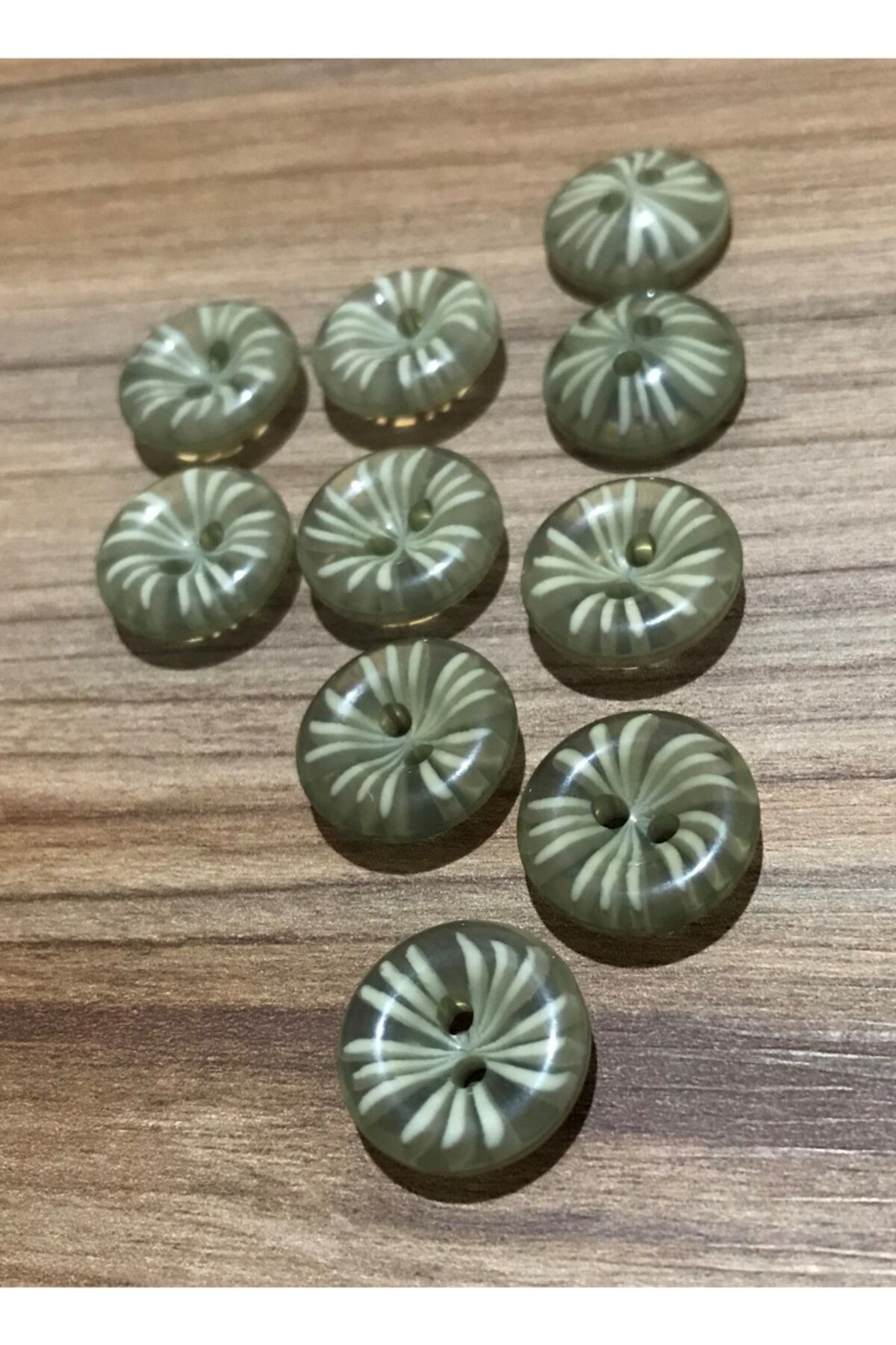 Çanak Düğme. 1.8 Cm. 10'lu Pkt. Renk: Mint.