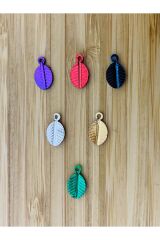 Renkli Kulplu Kahve Çekirdeği Oya, Abiye, Halhal, Bileklik, Kolye. Pleksi (KALIN) Plastik Pul. 20gr.