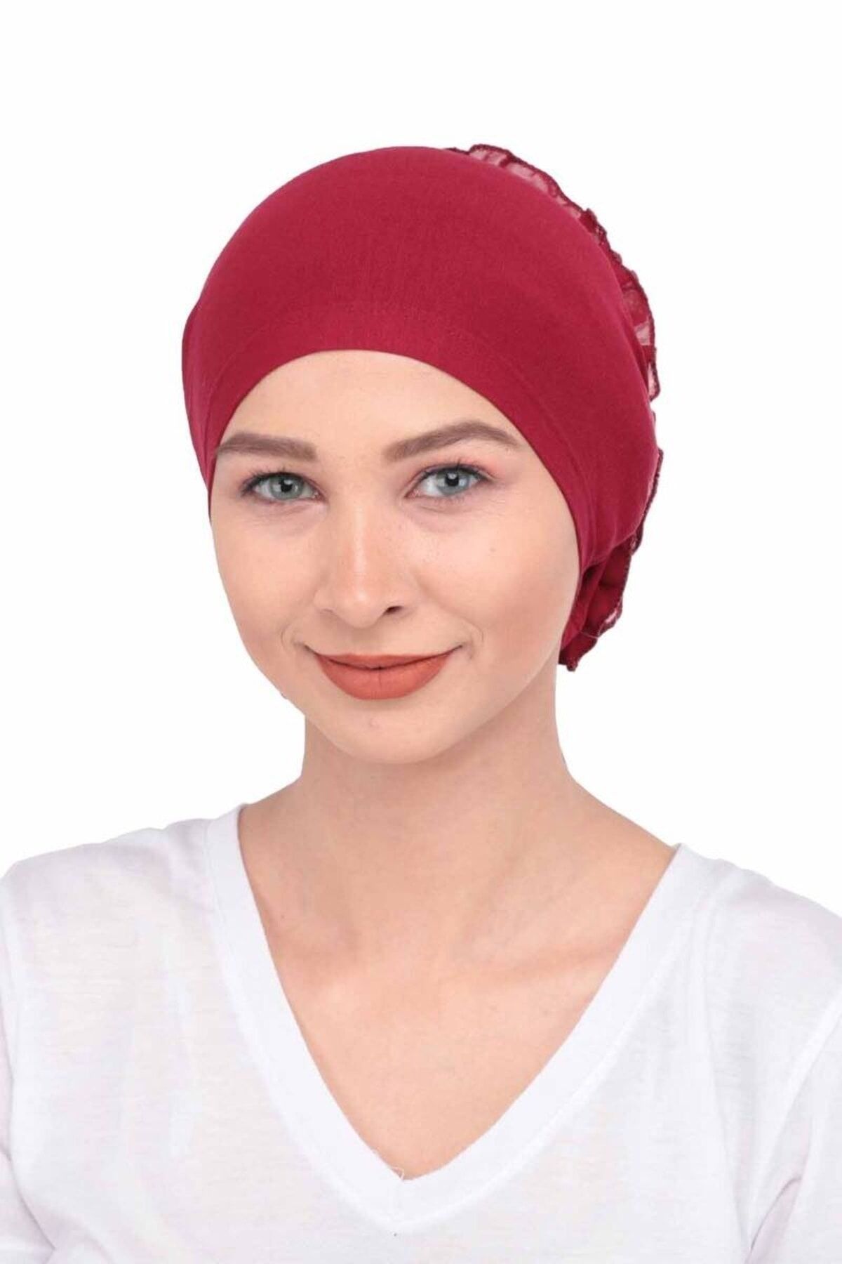 Güpür Fırfırlı Bone