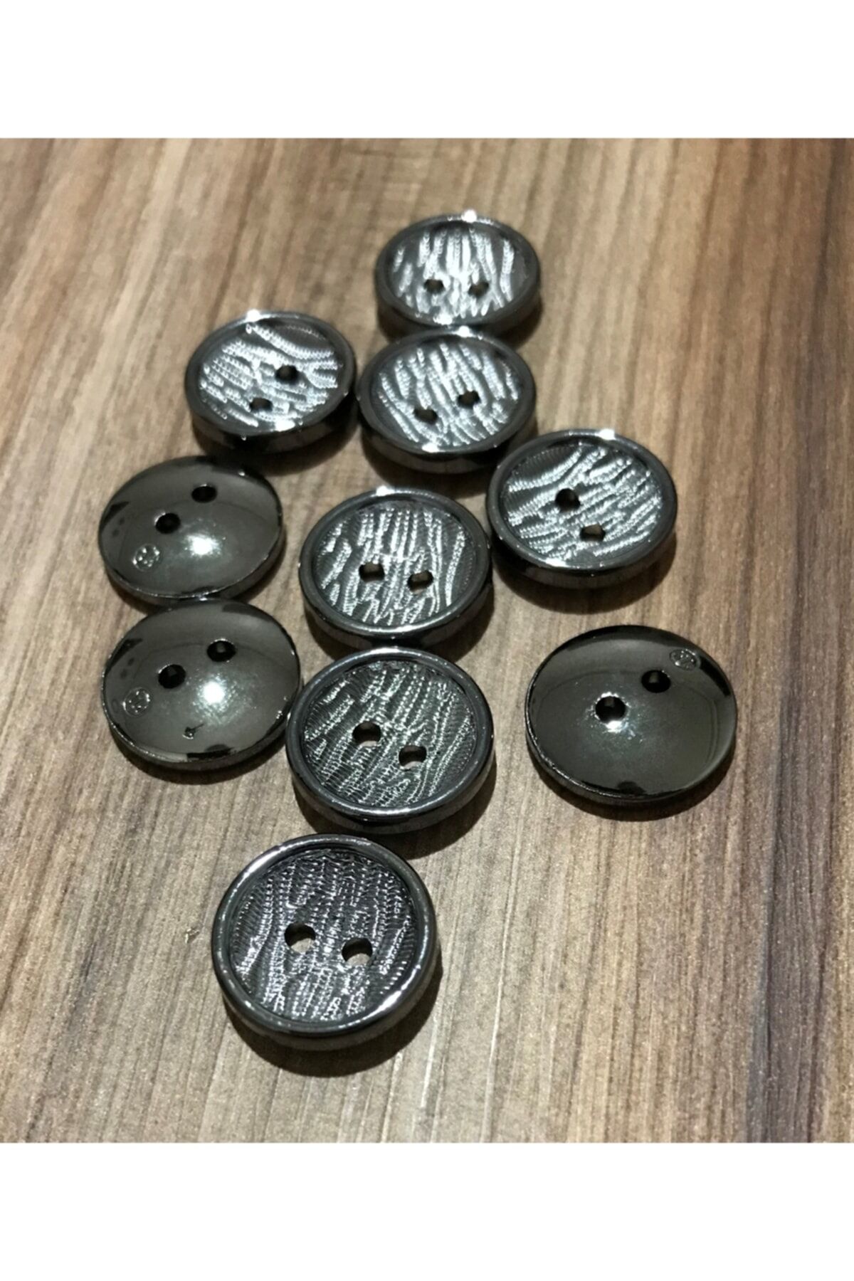 Çanak Metalize Düğme 1.8cm. 10'lu Paket.