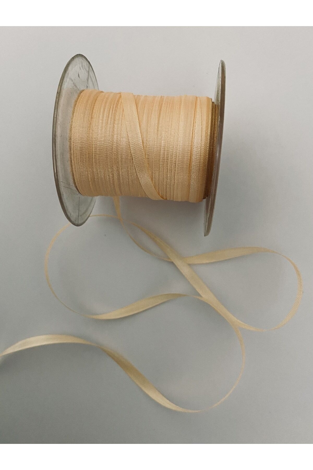 4mm El İşlemesi İpek Nakış Kurdele 24 Metre 40 Santim. Somon.