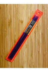 Renkli Metal  El Örgü Çorap Şiş.  5'li Paket. 20cm. No:3.5 Renk: Mürdüm.