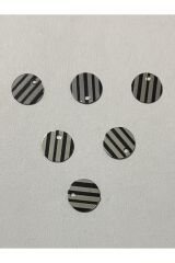 Yan Delikli Oya, Abiye, Havlu Ve Çeyizlik Plastik El Işleme Pul. 8mm.20gr. 750-760 Adet. Renk:7