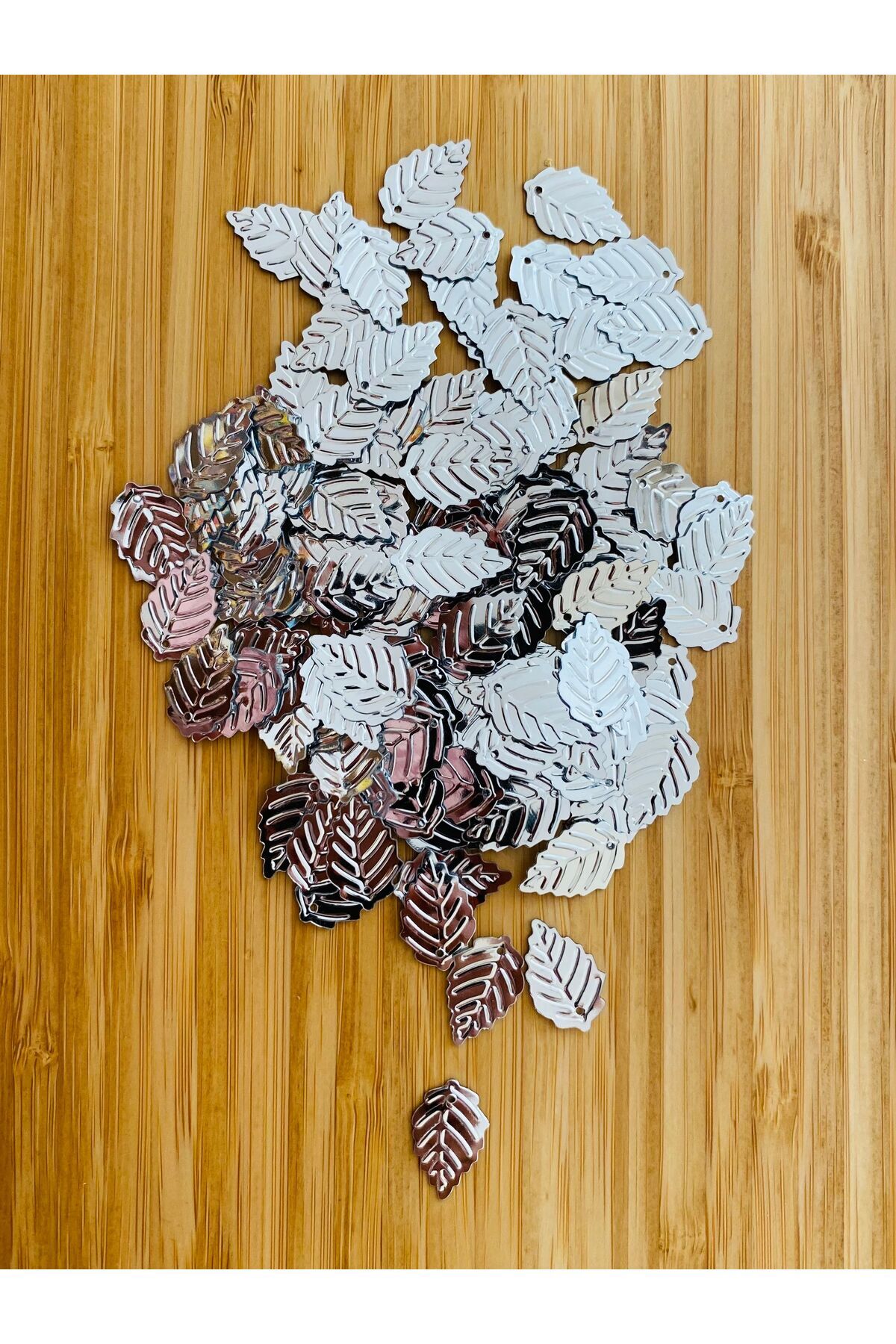 Halay mendili yaprak pul janjanlı gümüş 20 gr takriben 300 adet