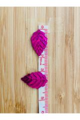 Halay Mendili Yaprak Pul Janjanlı Koyu Fuşya 20gr Takriben 300 Adet