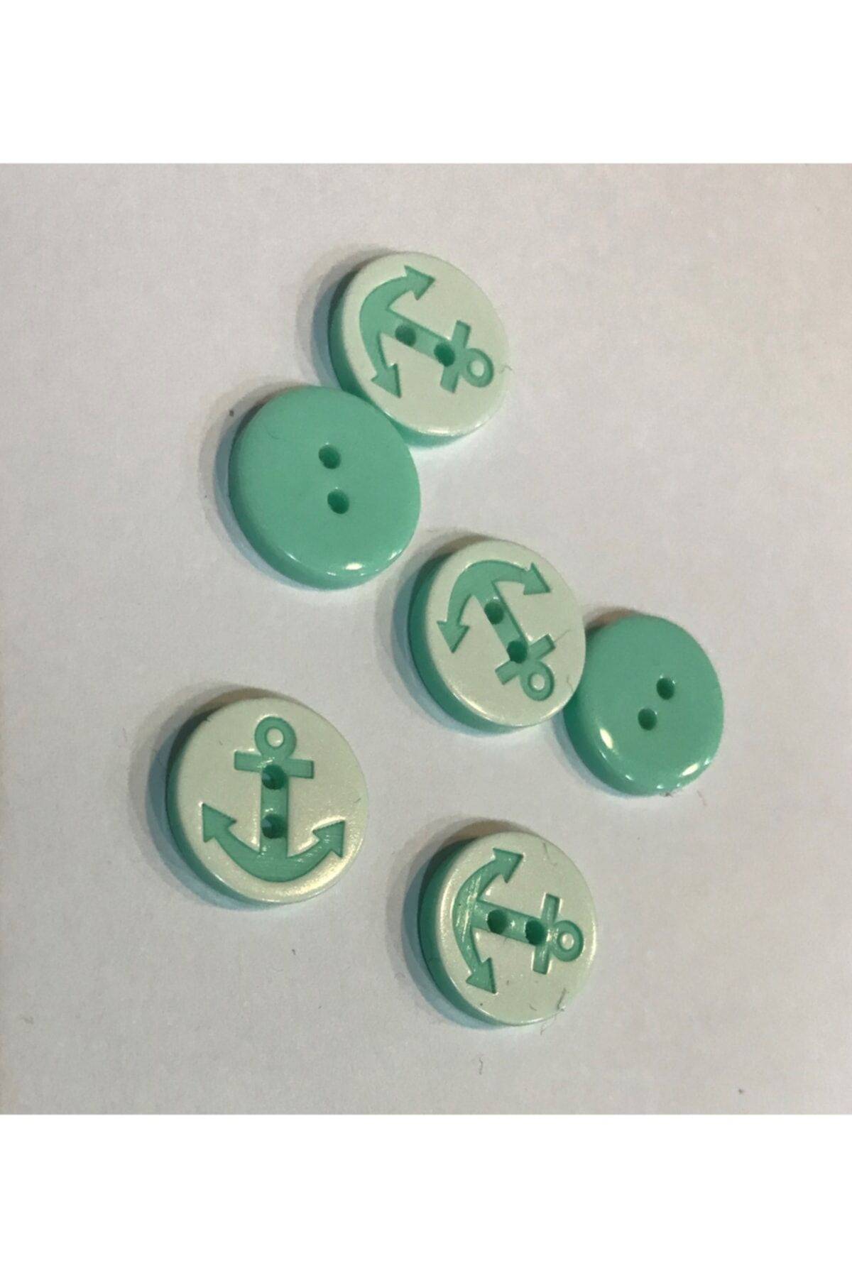 Çapa Bebe Düğmesi. 1.4cm 6'lı Paket.