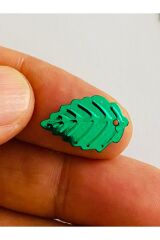 Halay mendili yaprak pul yeşil 20 gr takriben 300 adet