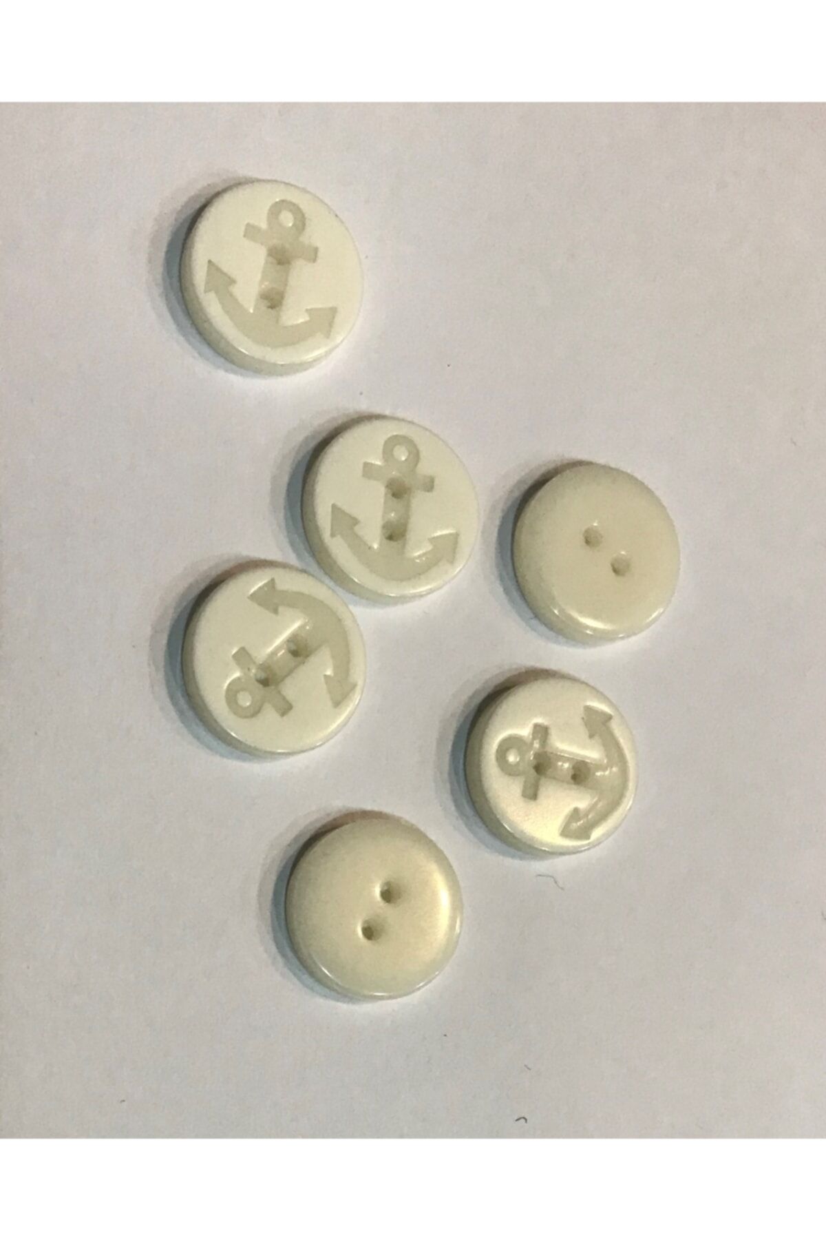 Çapa Bebe Düğmesi. 1.4cm 6'lı Paket.