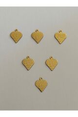 Oya, abiye, Şal, Çeyiz, Halay Mendili, El işi Plastik Desenli Kalp Pul. 20gr. Tahmini 260 adet.