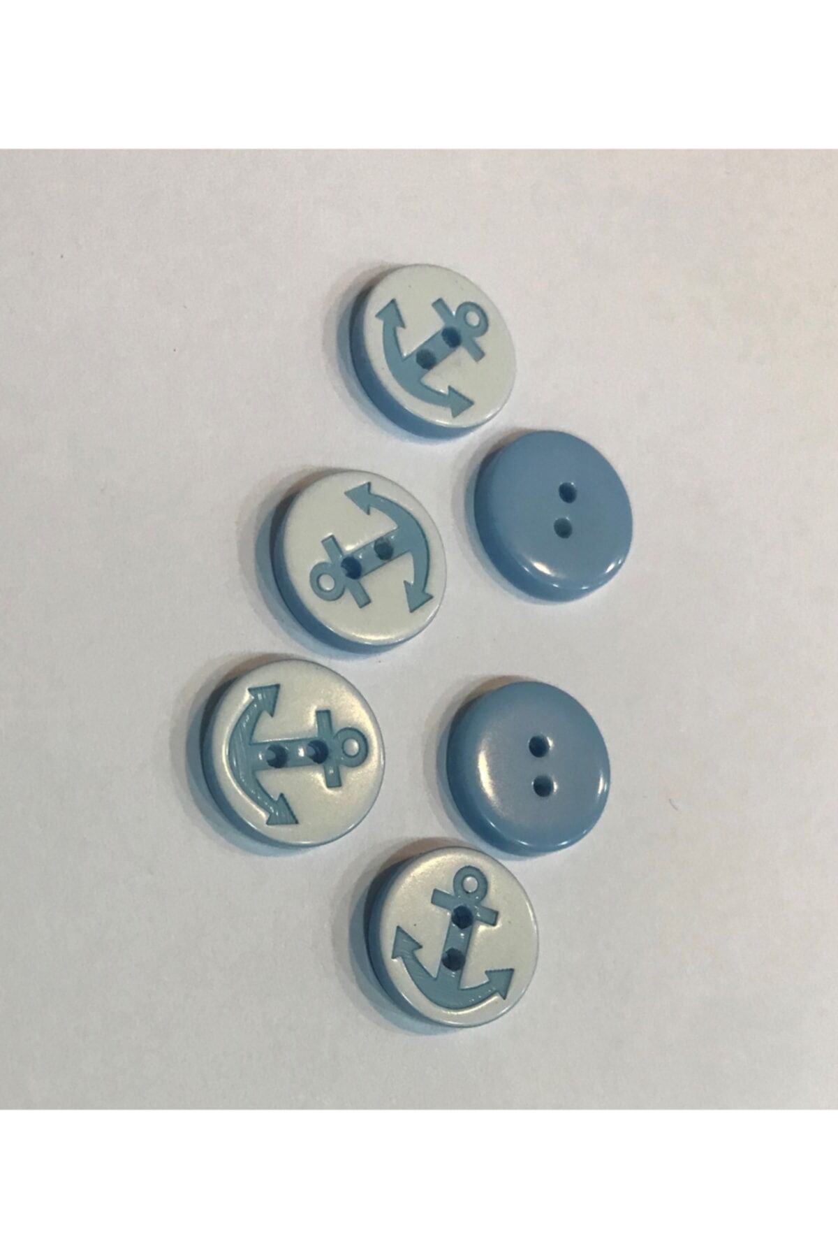 Çapa Bebe Düğmesi. 1.4cm 6'lı Paket.