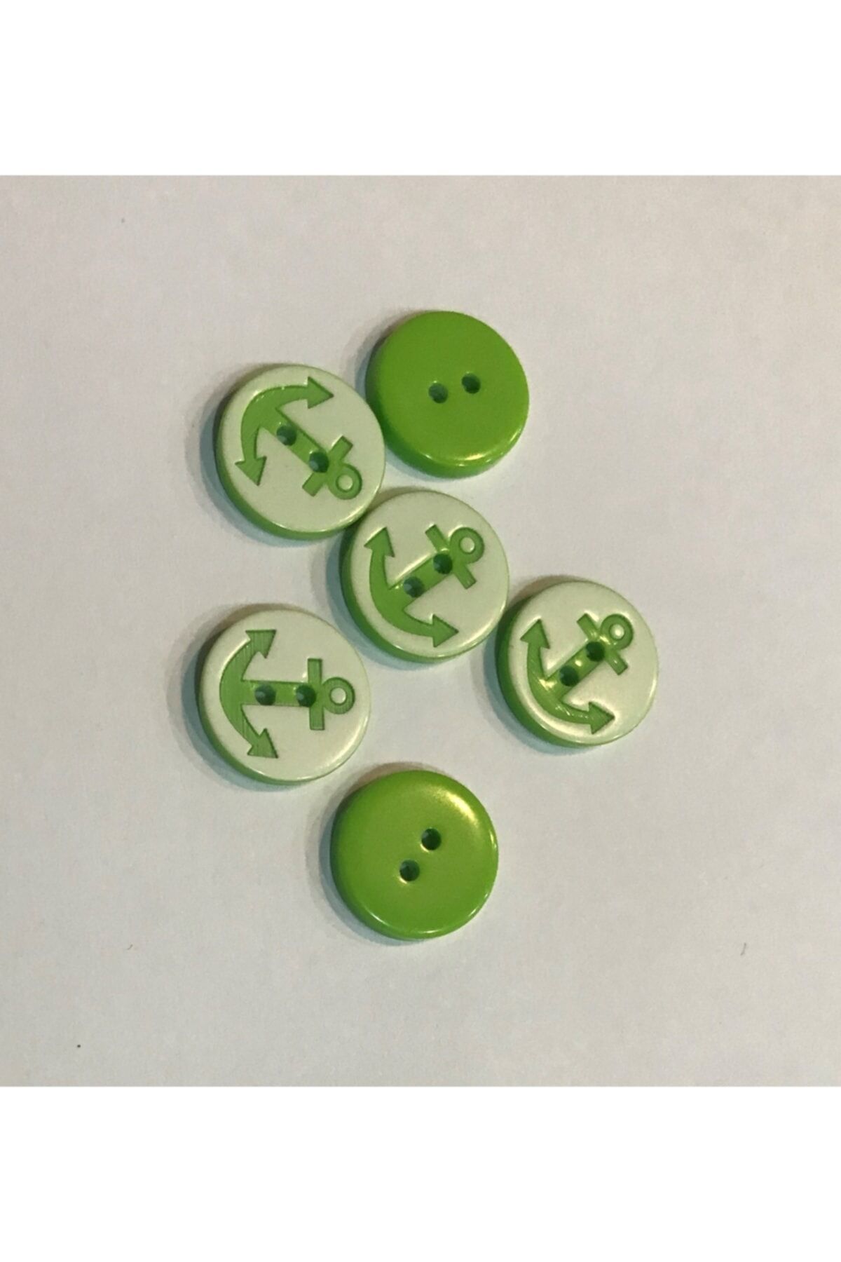 Çapa Bebe Düğmesi. 1.4cm 6'lı Paket.