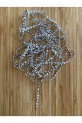 Yazma, şal oyalama taş görünümlü 4mm plastik gofret harç. 4.1metre.