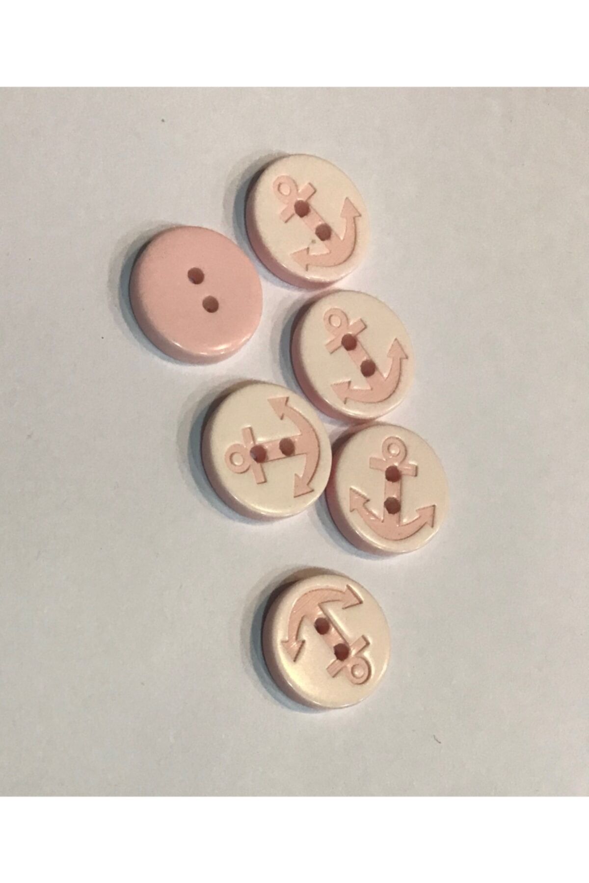 Çapa Bebe Düğmesi. 1.4cm 6'lı Paket.