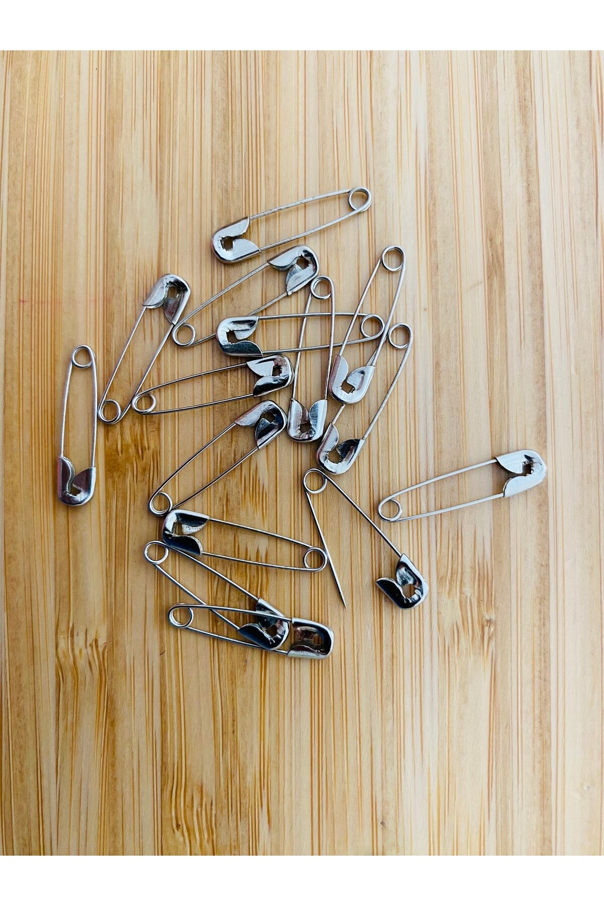 Çatal (Çengelli) iğne Gümüş. 100 Adet.