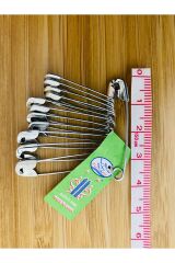 Çatal Dizi Çengelli Iğne 12'li. 2 Paket. Üç Farklı Boy. No: 0-1-2.