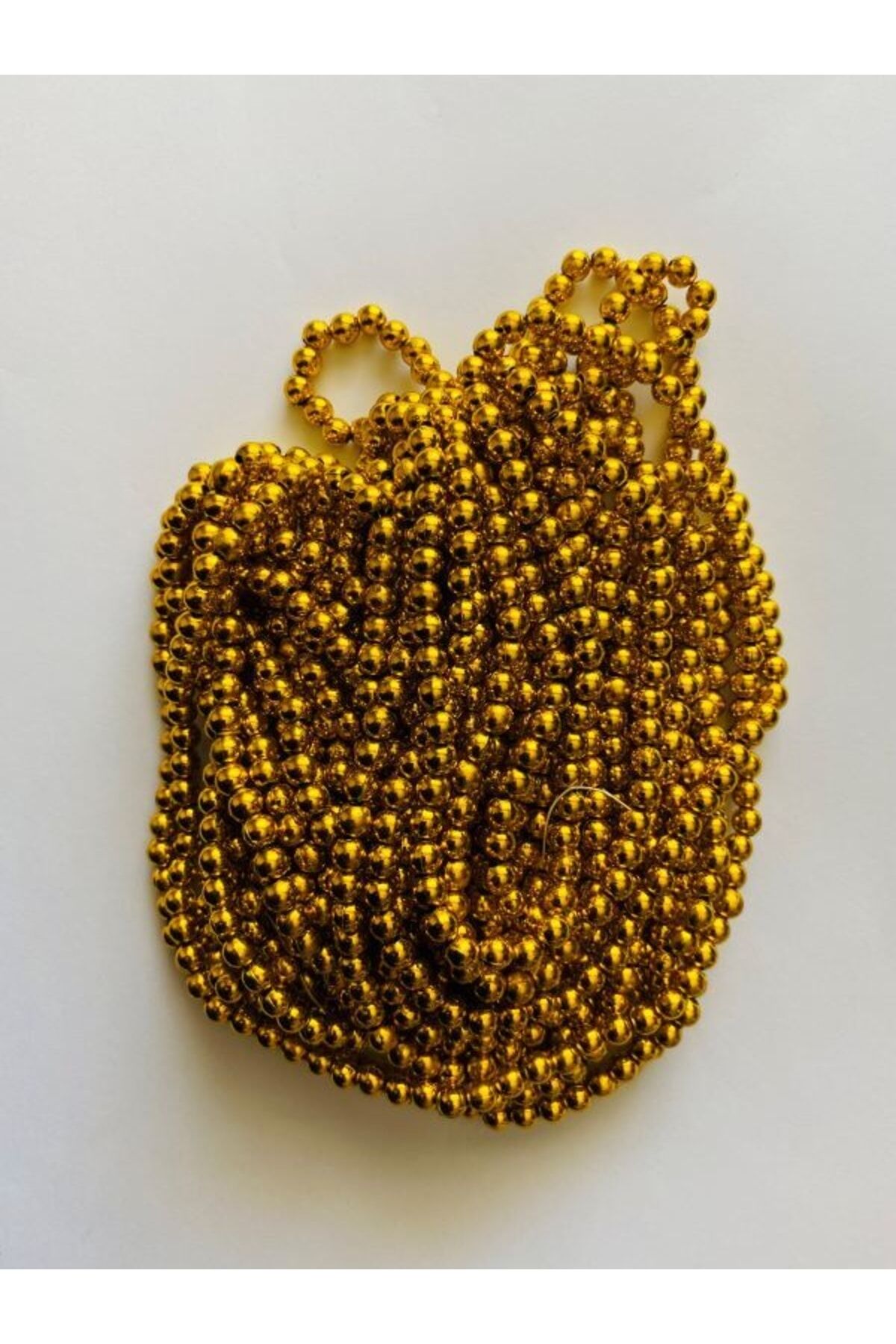 No:6 Altın Sarı Metalik Dizi Inci. 1 Dizi Takriben 115-125 Adet