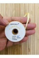 Nakış El Işleme Ipek Kurdele. 20 Metre. Renk No: 307. En: 4 Mm.