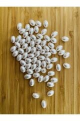 Barok Takı İnci. Arpa modeli. 25gr. Tahmini 70 adet civarında. Beyaz.