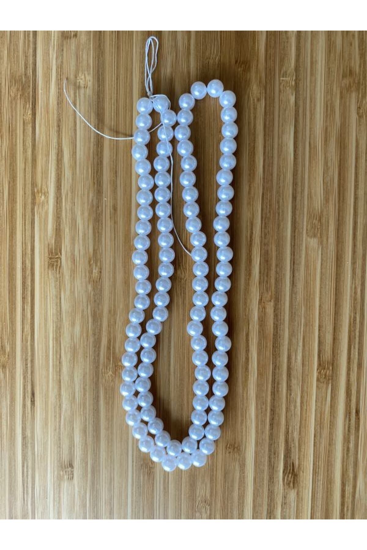 No:8 Inci Boncuk Beyaz 1 Dizi.