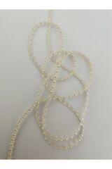 4mm Şerit Yarım Inci. Açık Krem. 3 Metre 90 santim