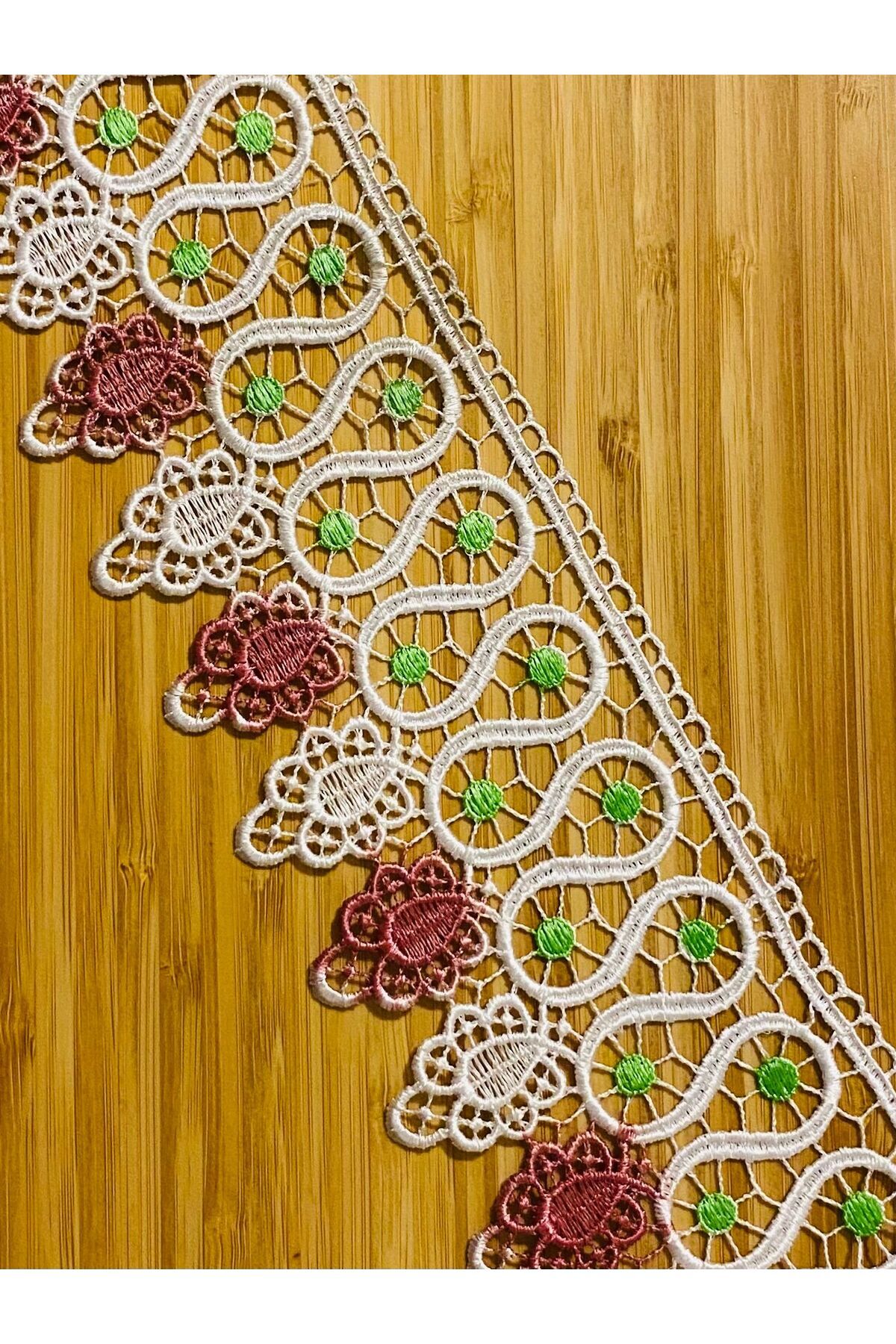 Havlu Kenar Dantel 8cmx1metre. Gül kurusu.