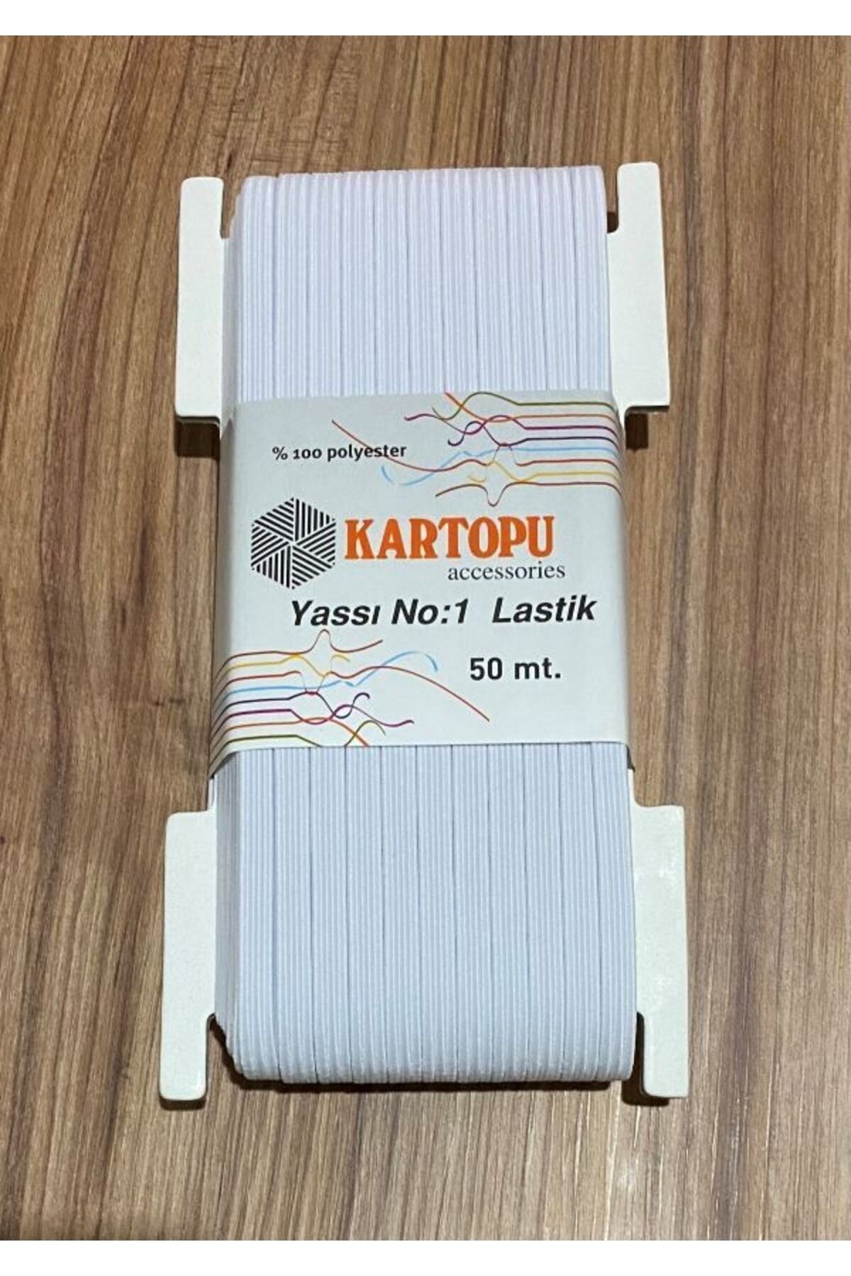 Yassı Lastik No:1 Top:50 Metre.