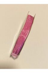 Organza (organze) Kurdele 1cm x 25metre 1 Adet. Renk: 125 Gül kurusu.