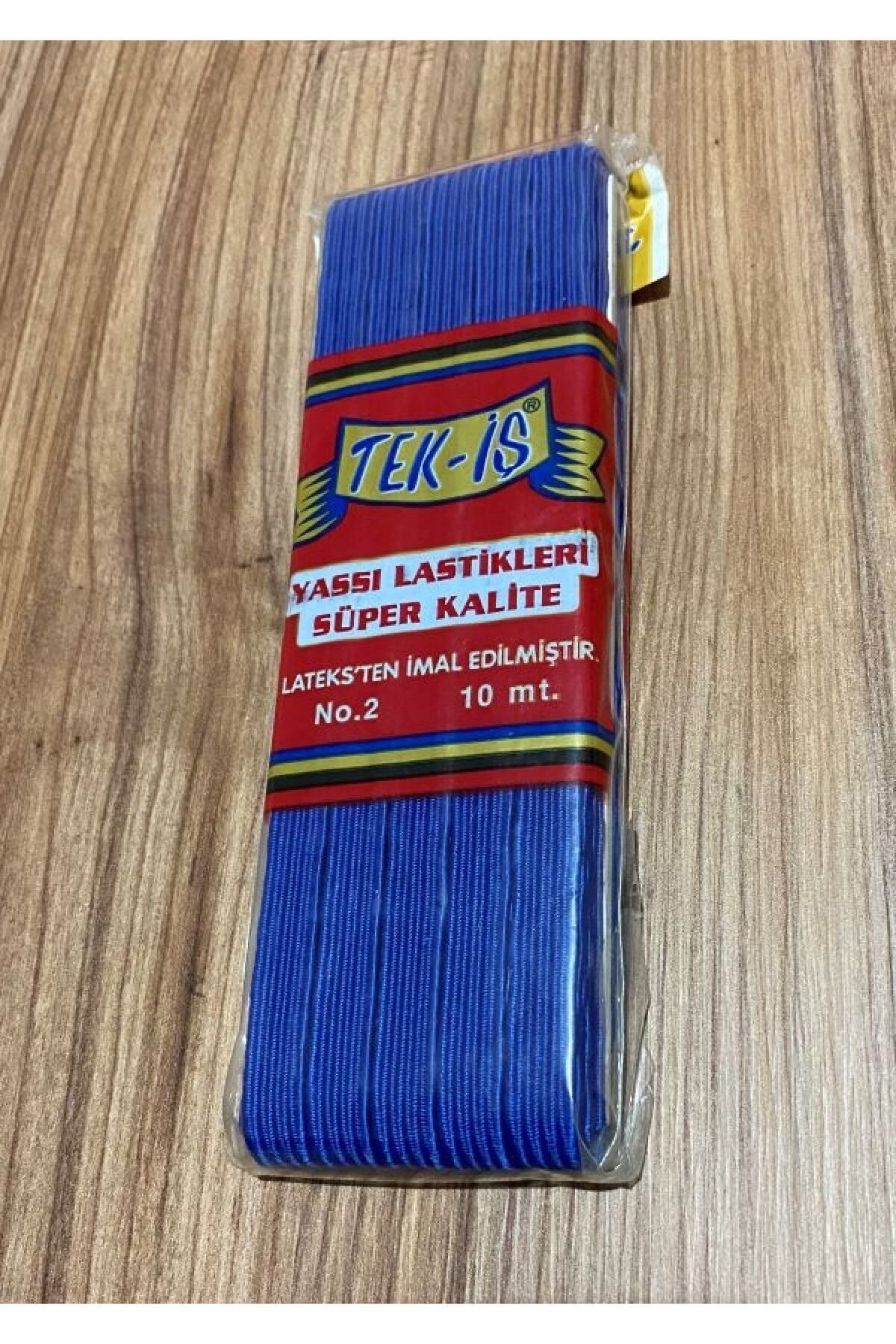 Yassı Lastik No:2 10 Metre. Lacivert