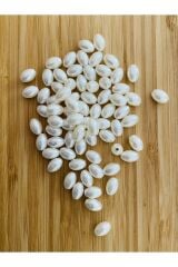 Barok Takı İnci. Arpa modeli. 25gr. Tahmini 70 adet civarında. Krem.