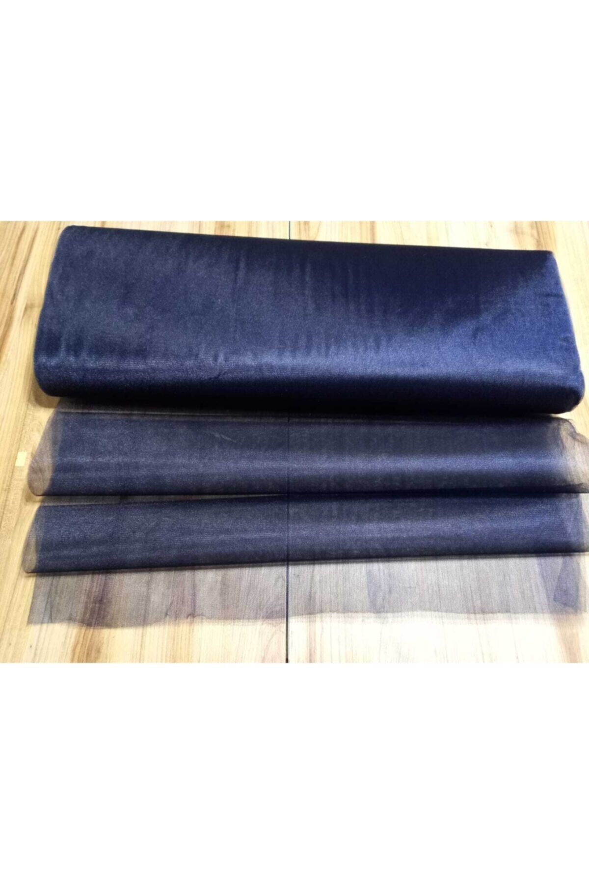 5 m Kristal Tül Lacivert Eni 3 m