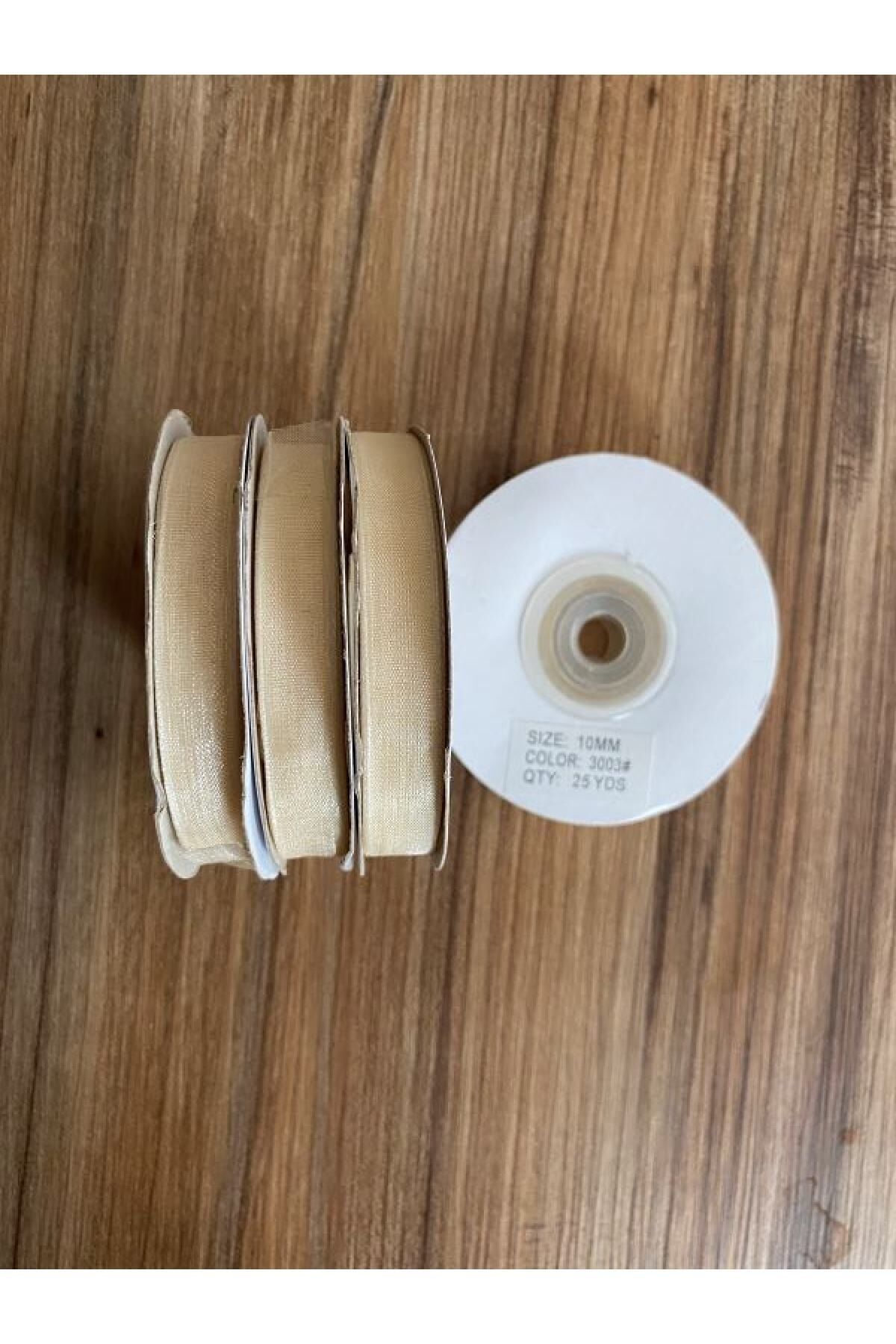 Organza (organze) Kurdele 1cmx25metre 1 Adet.