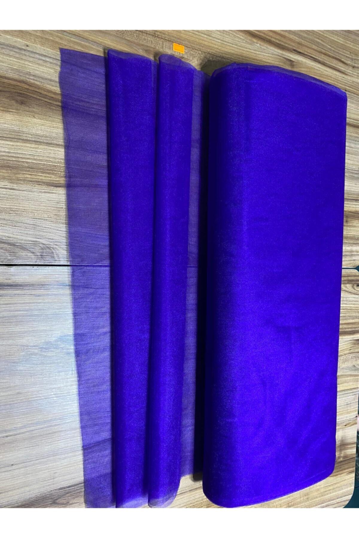 5 Metre Kristal Tül Mor Eni 3metre