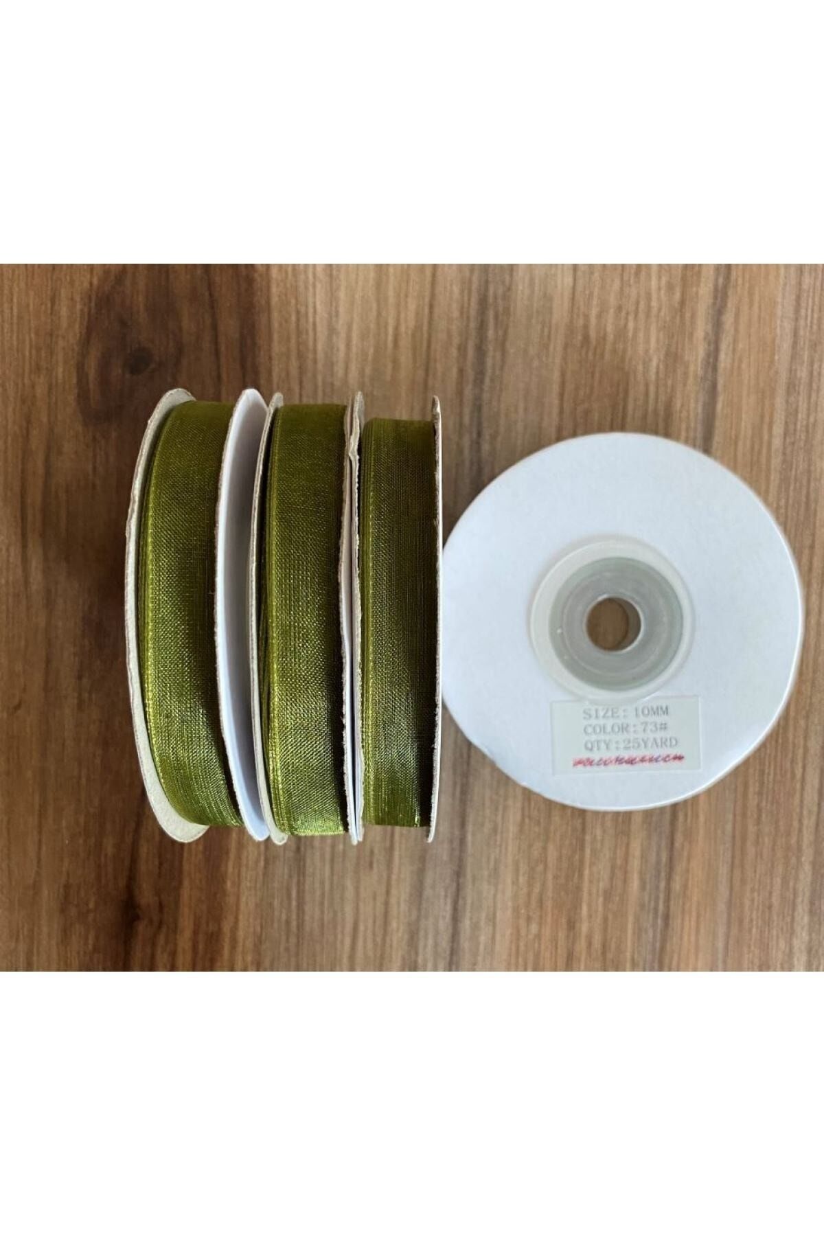 Organza (organze) Kurdele 1cmx25metre 1 Adet.