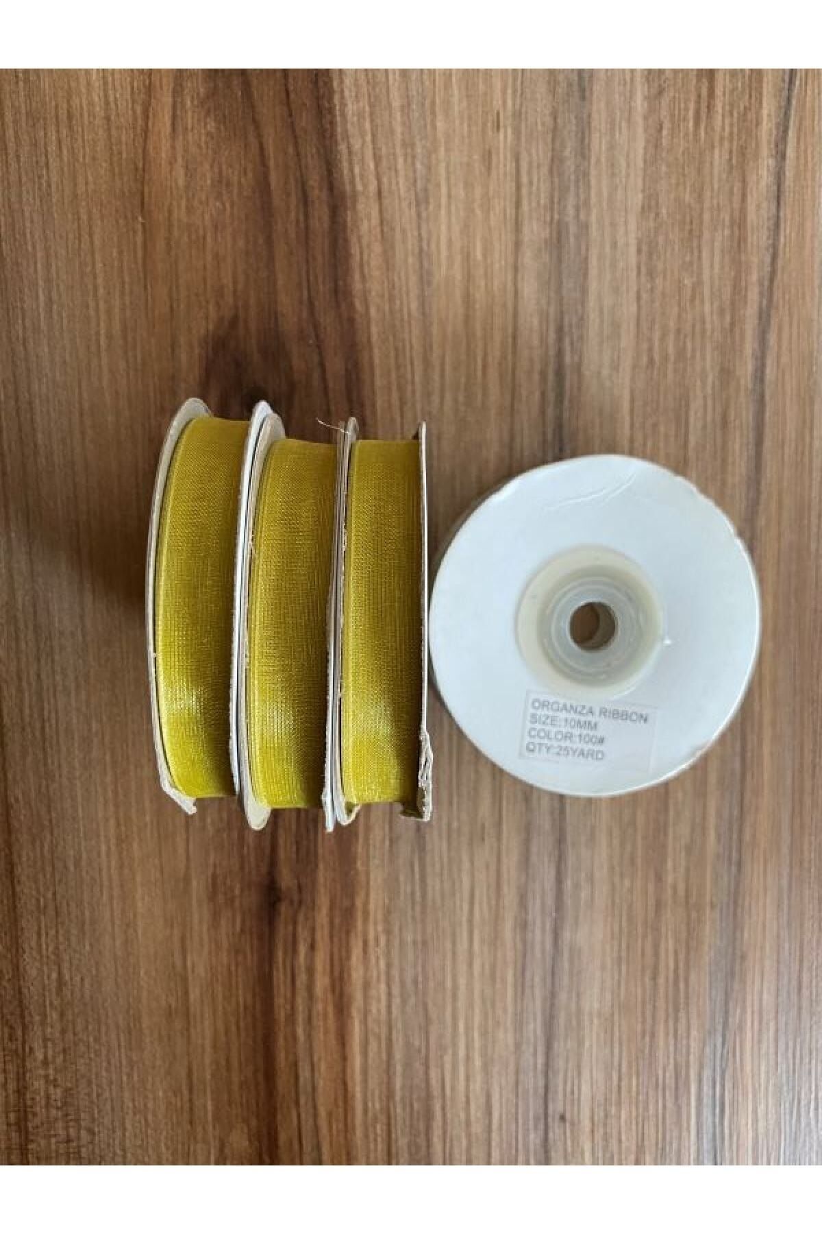 Organza (organze) Kurdele 1cmx25metre 1 Adet.