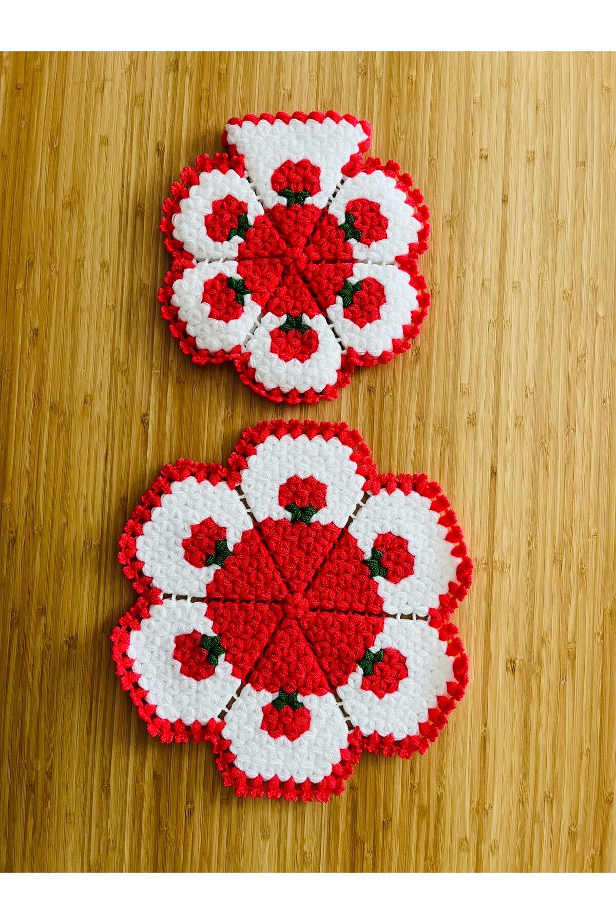 Çeyizlik Ve Banyo Lif Takımı 2'li Set. Renk: Beyaz Narçiçeği Yeşil