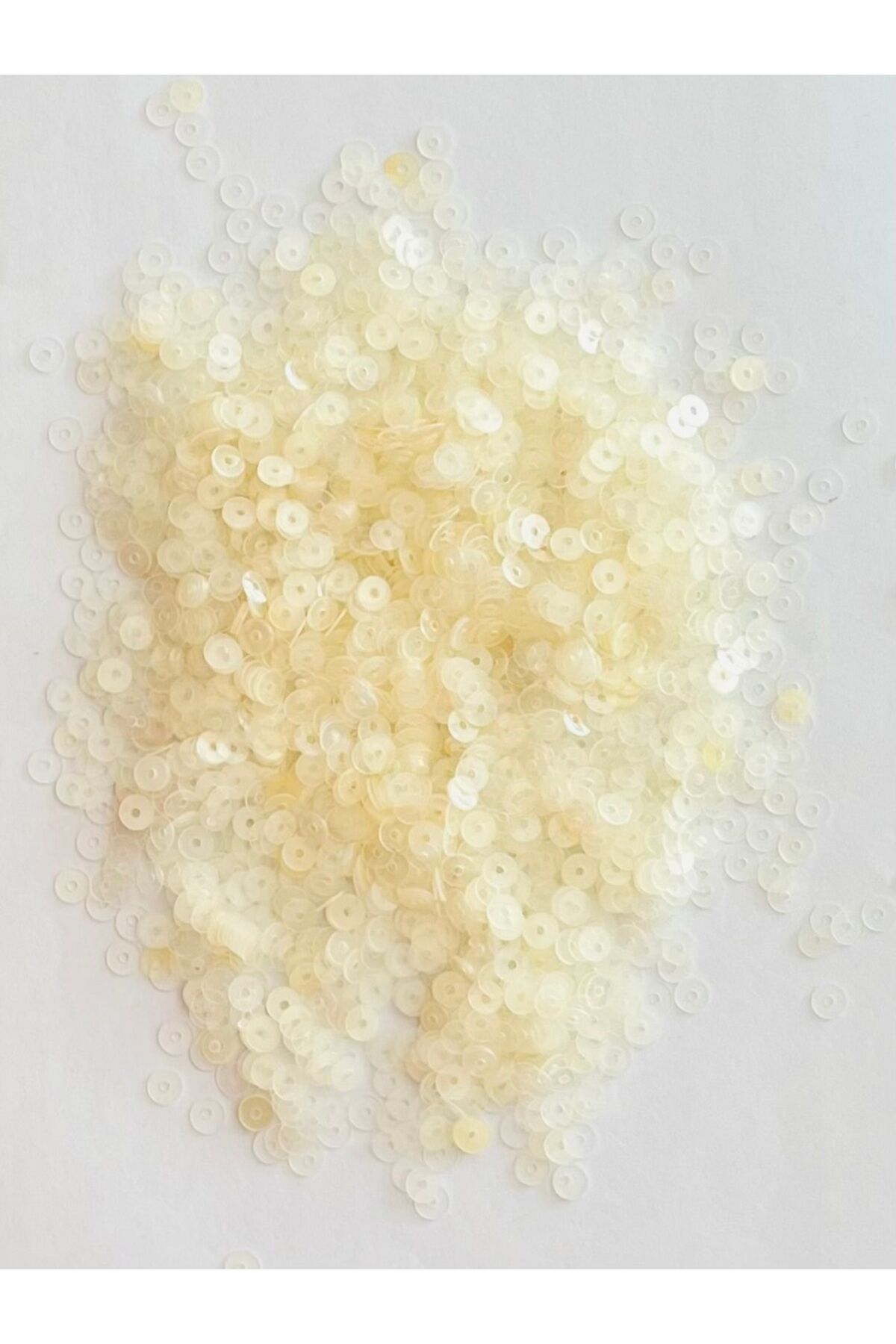 Hayalet Işleme Pul. 4mm. 15gr. Şeffaf Krem.