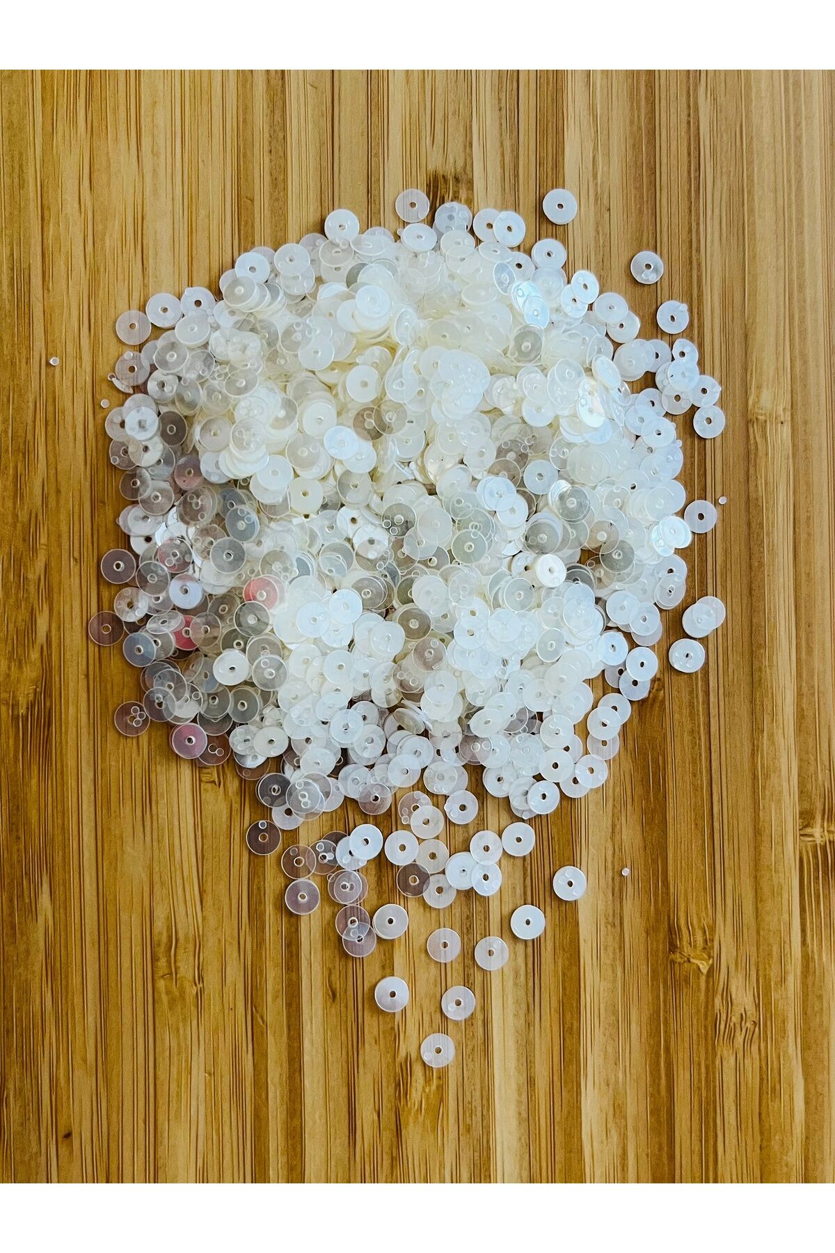 Hayalet Işleme Pul. 5mm. 15gr. Şeffaf Krem