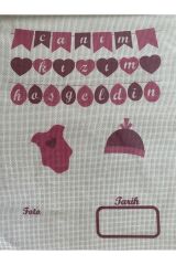 Hazır Baskılı Kanaviçe Kumaş El Nakışı Işleme Tablo. Yükseklik:37 Cm. En: 27,5 Cm.