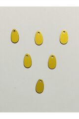 Yazma, Havlu, Abiye, Çeyizlik Işleme Damla Pul. 9x5mm. 20gr. Takriben 1120 Adet. Gold.