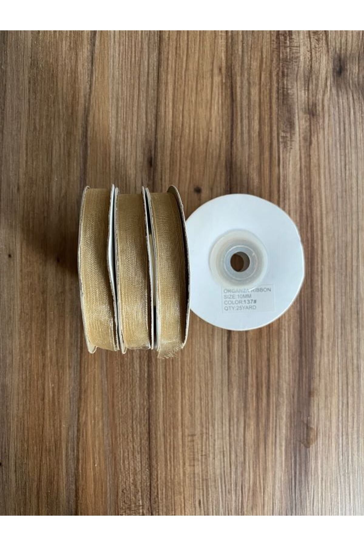 Organza (organze) Kurdele 1cmx25metre 1 Adet.