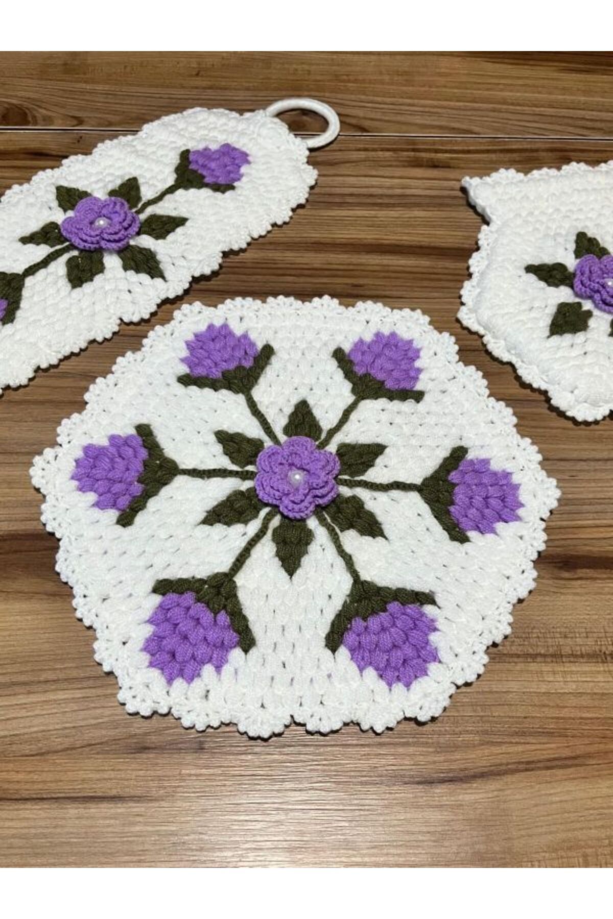 Çeyizlik Ve Banyo Lif Takımı 3'lü Set.