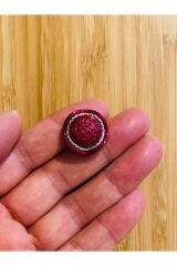 Hırka, Yelek, Entari, Ferace Ve Pantolon Italyan Model Düğme. 18mm. 5'li Pkt. Renk: Açık Bordo.