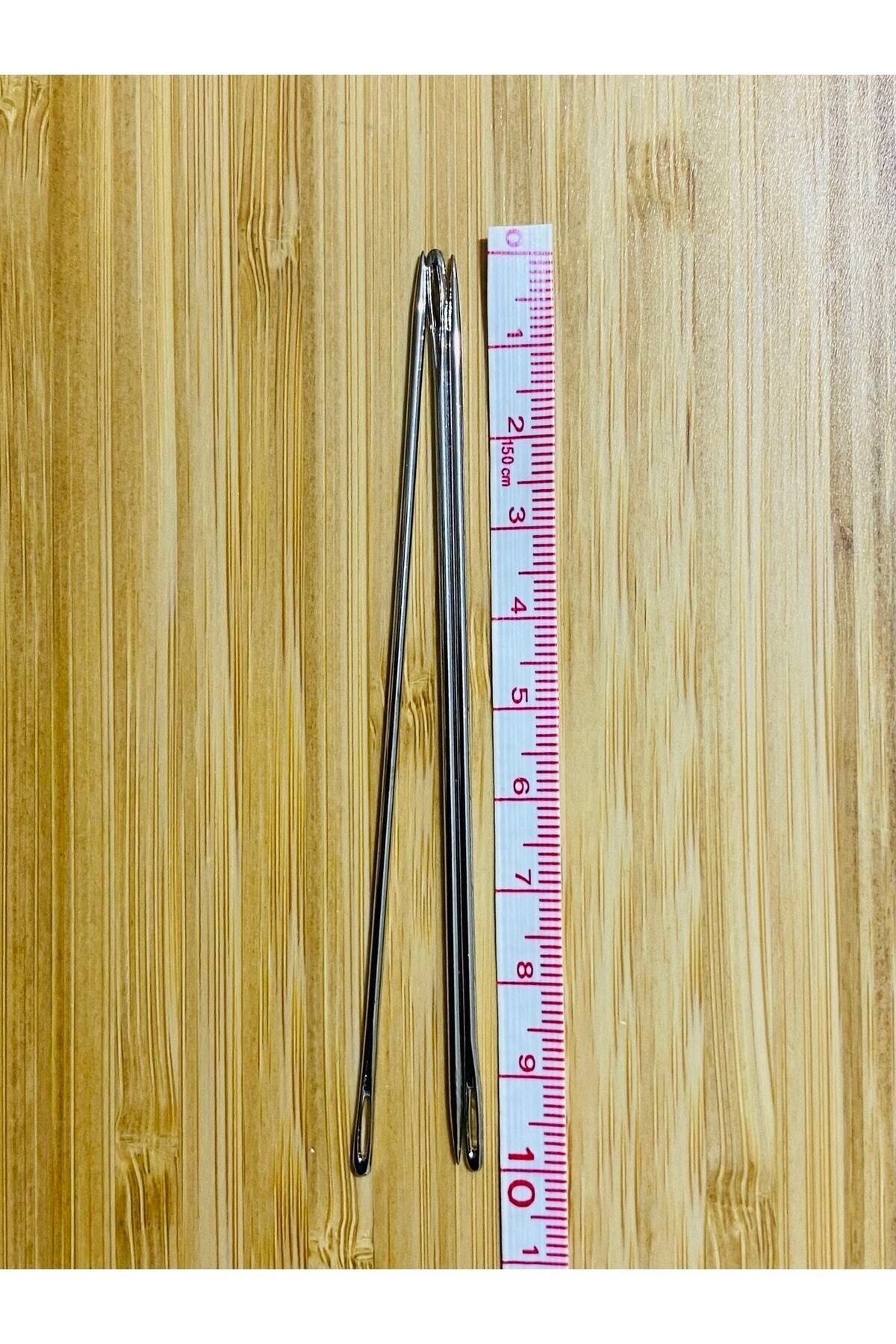 6/150mm Çelik Yorgan Ve Koltuk Düğmesi Dikiş Iğnesi 2 Adet.