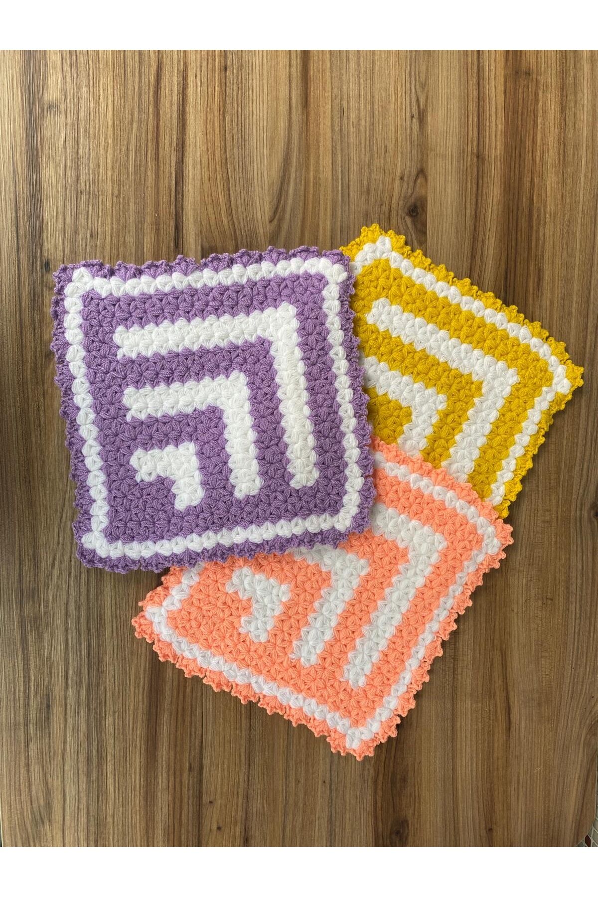 Çeyizlik Ve Banyo Lif Takımı 3'lü Set.