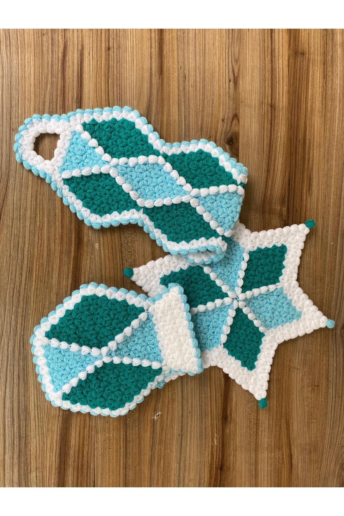 Çeyizlik Ve Banyo Lif Takımı 3'lü Set.