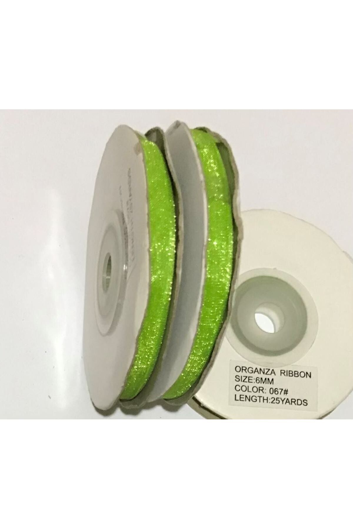 Organza (organze) Kurdele 6mmx25metre 1 Adet.