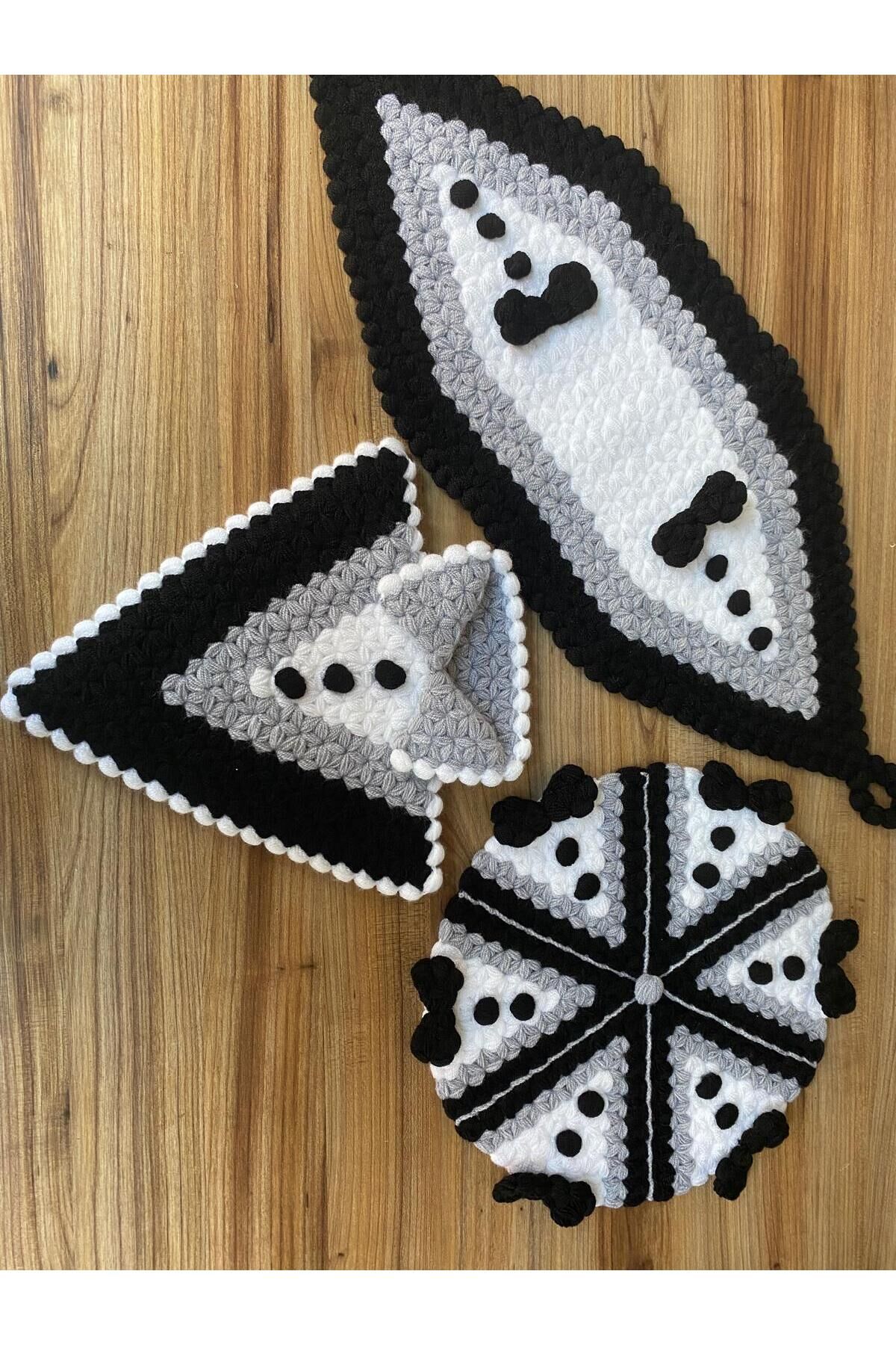 Çeyizlik Ve Banyo Lif Takımı 3'lü Set.