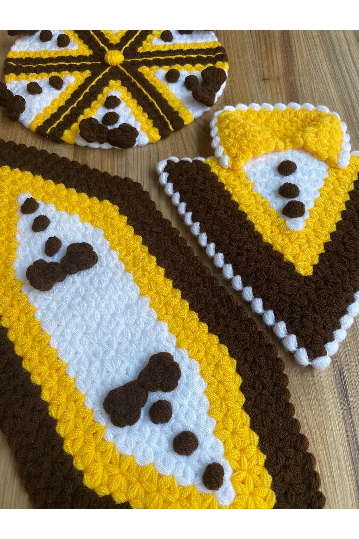 Çeyizlik Ve Banyo Lif Takımı 3'lü Set.