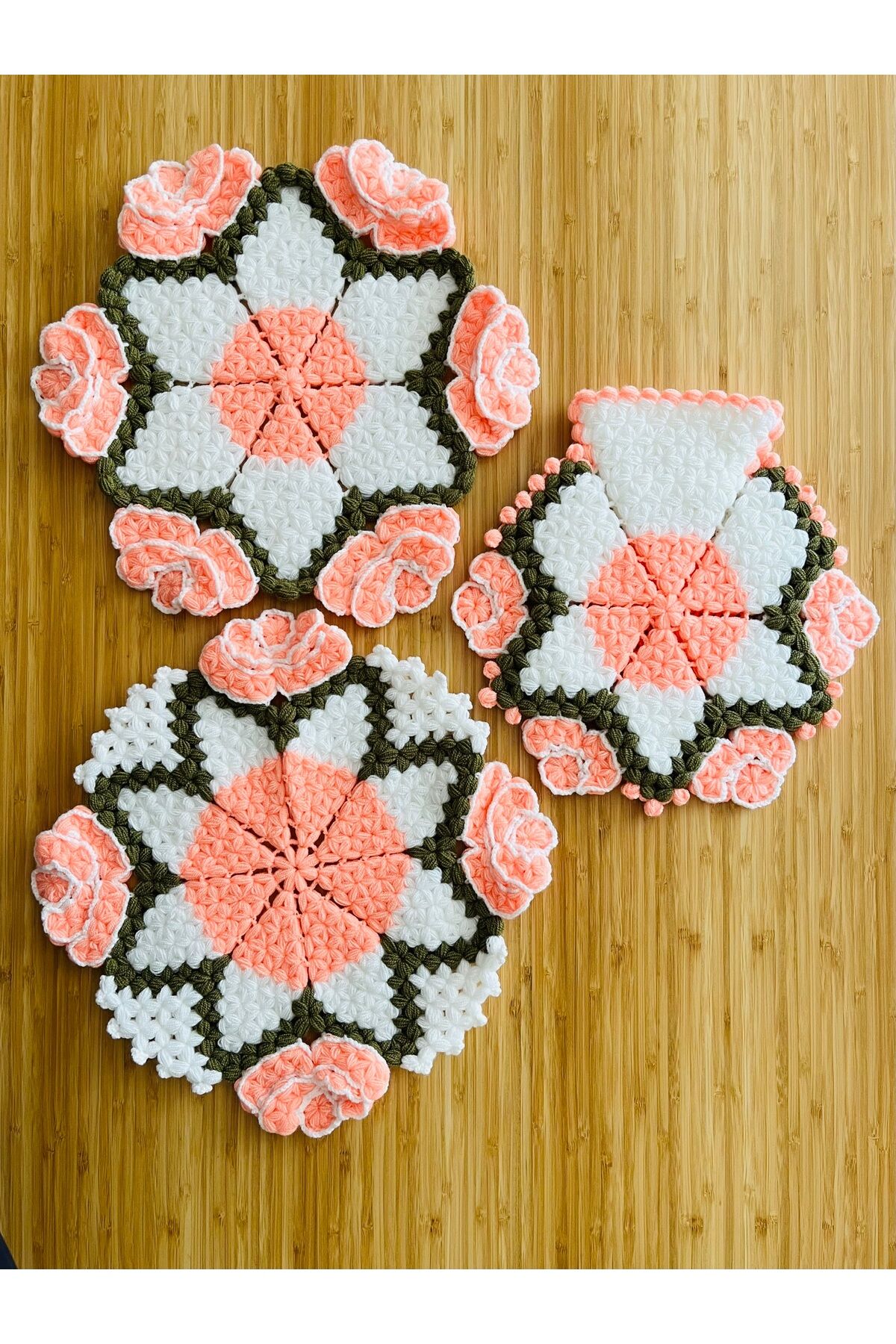 Çeyizlik Ve Banyo Lif Takımı 3'lü Set.