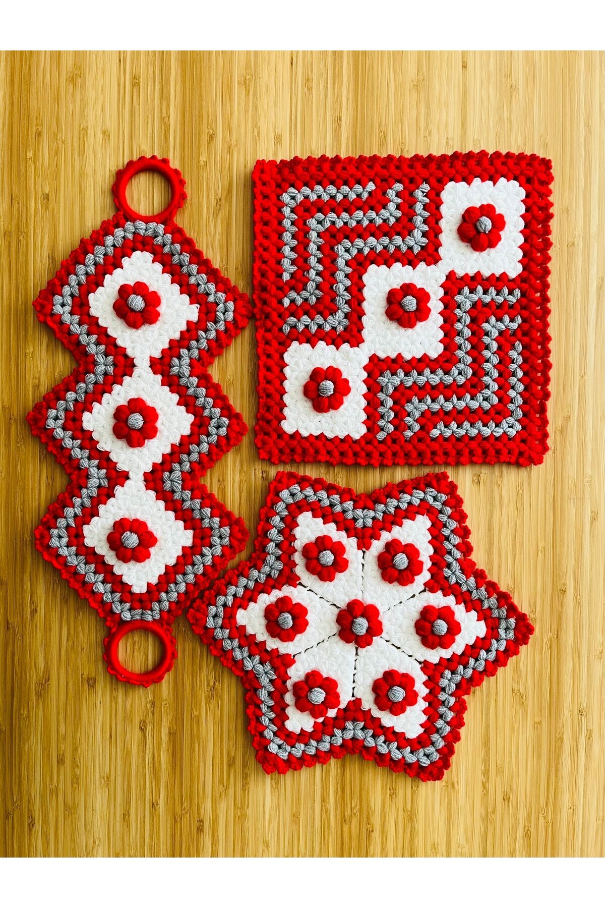 Çeyizlik Ve Banyo Lif Takımı 3'lü Set.